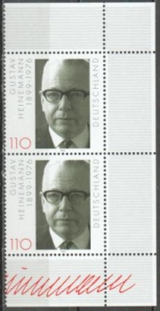 BRD 2067 Paar - senkrecht ** - 1999